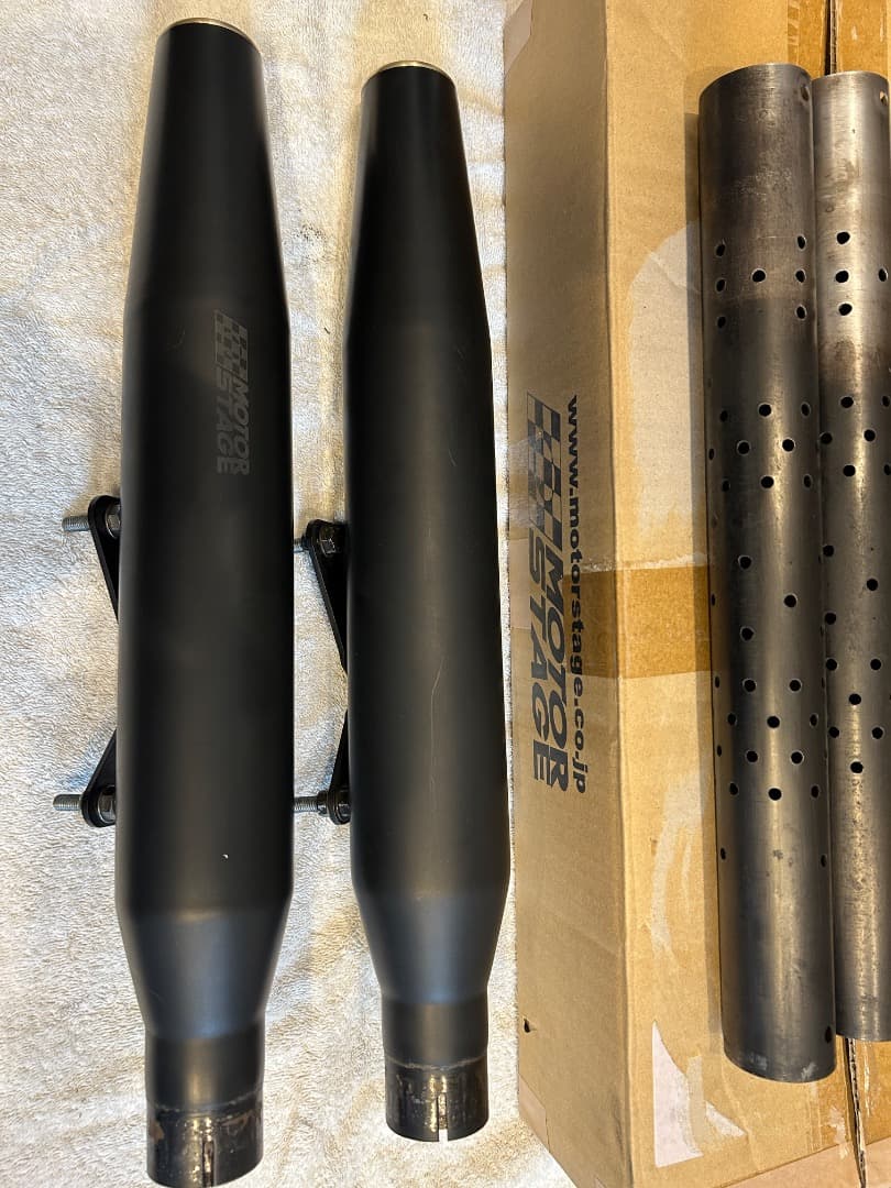 17〜XL XL883N IRON883 モーターステージ　ブラス76マフラー