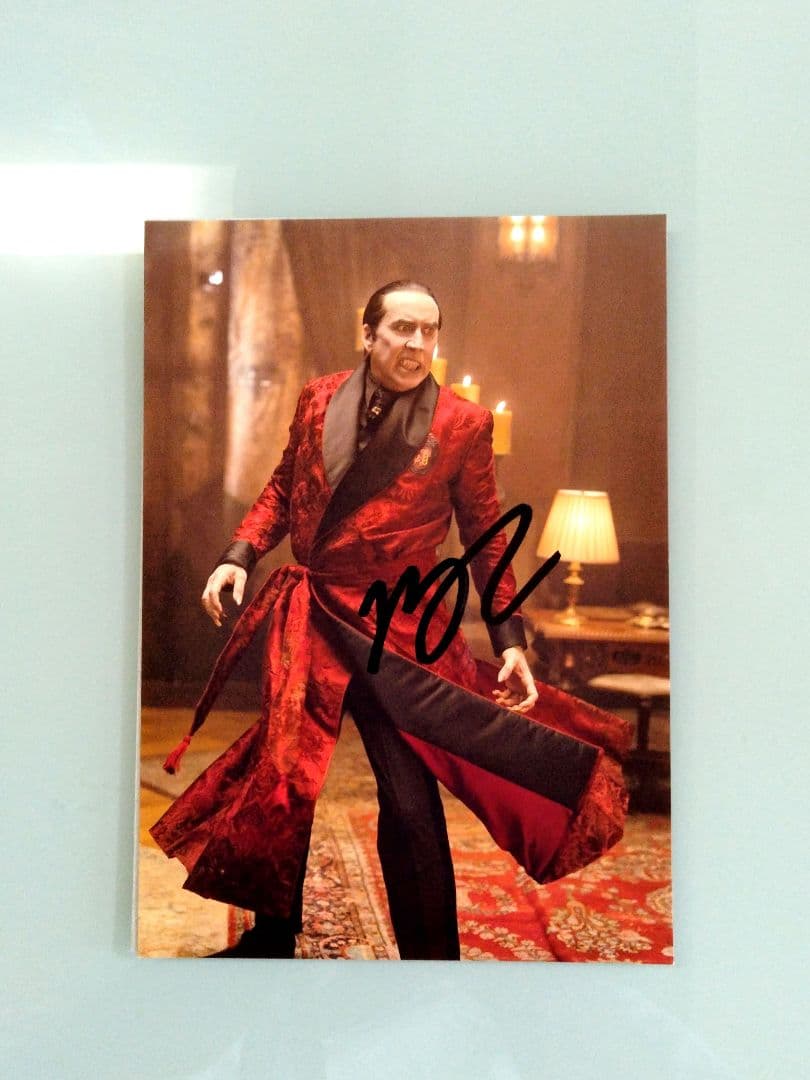 ニコラス・ケイジ直筆サイン入り2Lサイズ写真…レンフィールド……