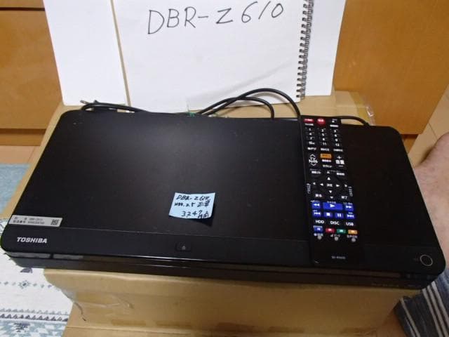安心の動作保証品東芝ブルーレイレコーダ₋DBR‐ℤ610，W録画、