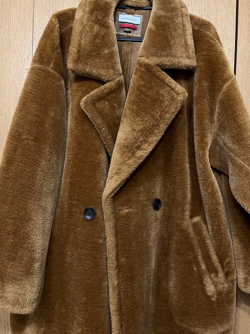 MAISON SPECIAL エコムートンビックカラーコート