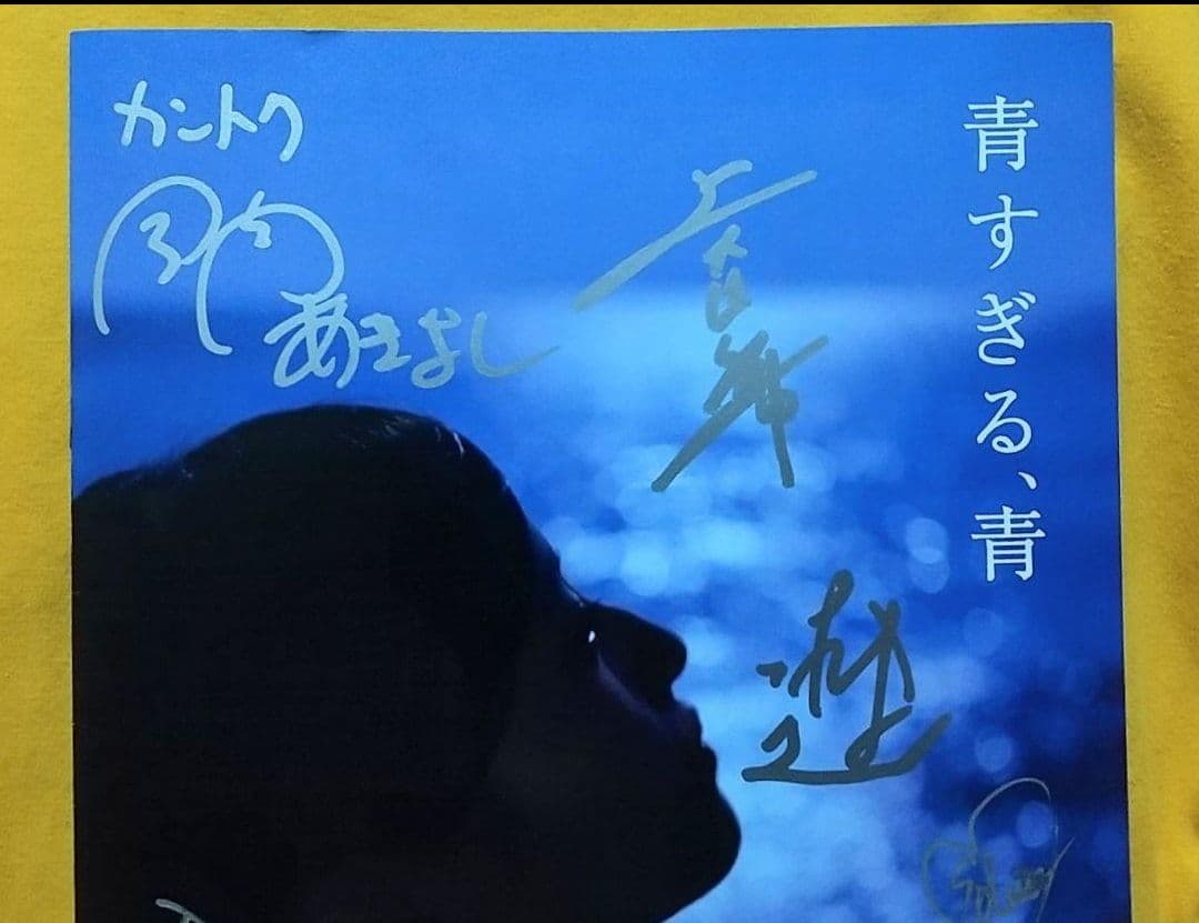 監督・出演者等8人！直筆サイン入パンフレット「青すぎる、青」 メルカリ便