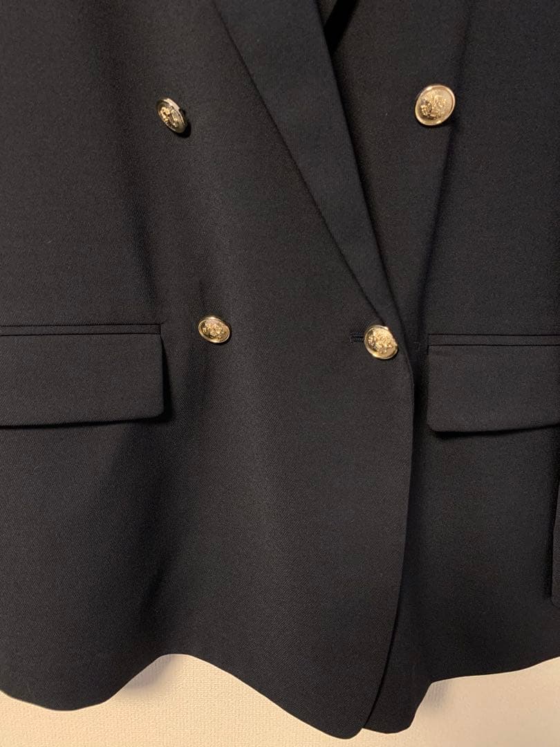 ストレッチツイルテーラードジャケット ネイビー RIVEDROITE リヴドロワ