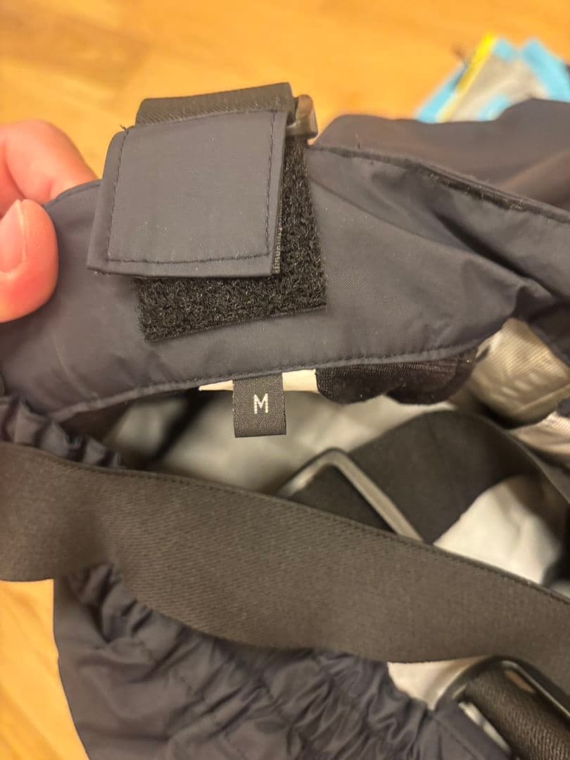 Megabass レインウェア Mサイズ 青/黒　メガバス