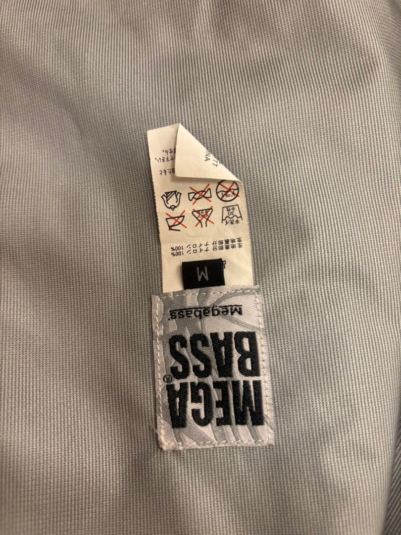 Megabass レインウェア Mサイズ 青/黒　メガバス