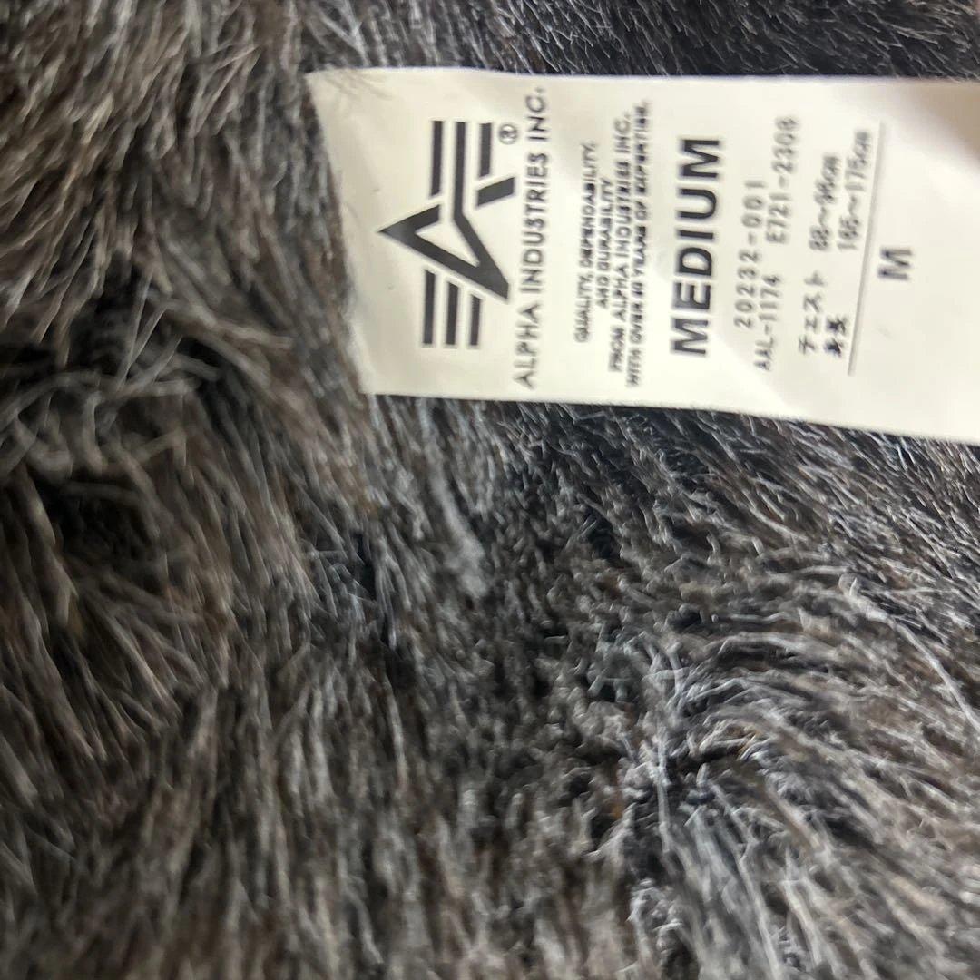 【極美品】ALPHA ファー　ナイロン　N-1 デッキ ジャケット　M