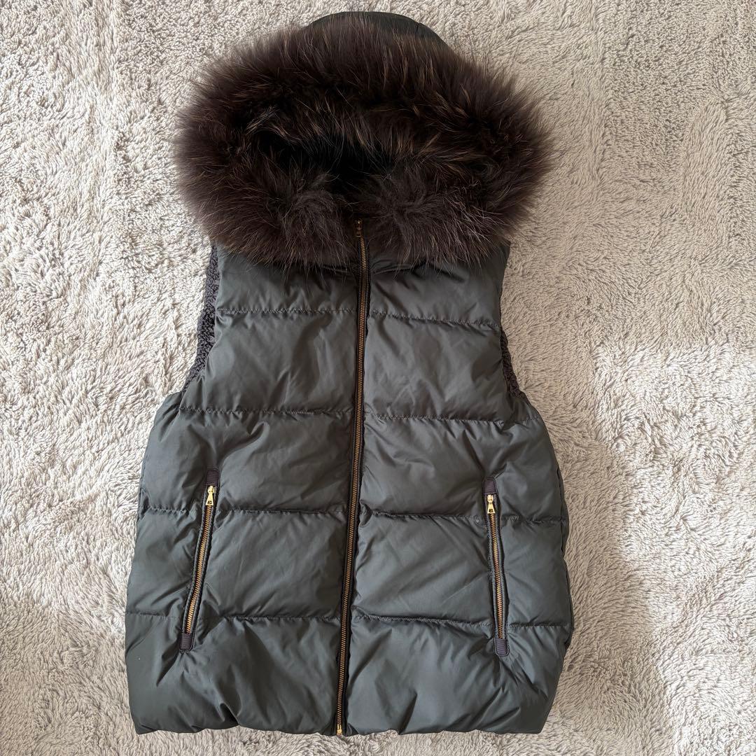 ナノユニバース　ダウンベスト　リモンタ