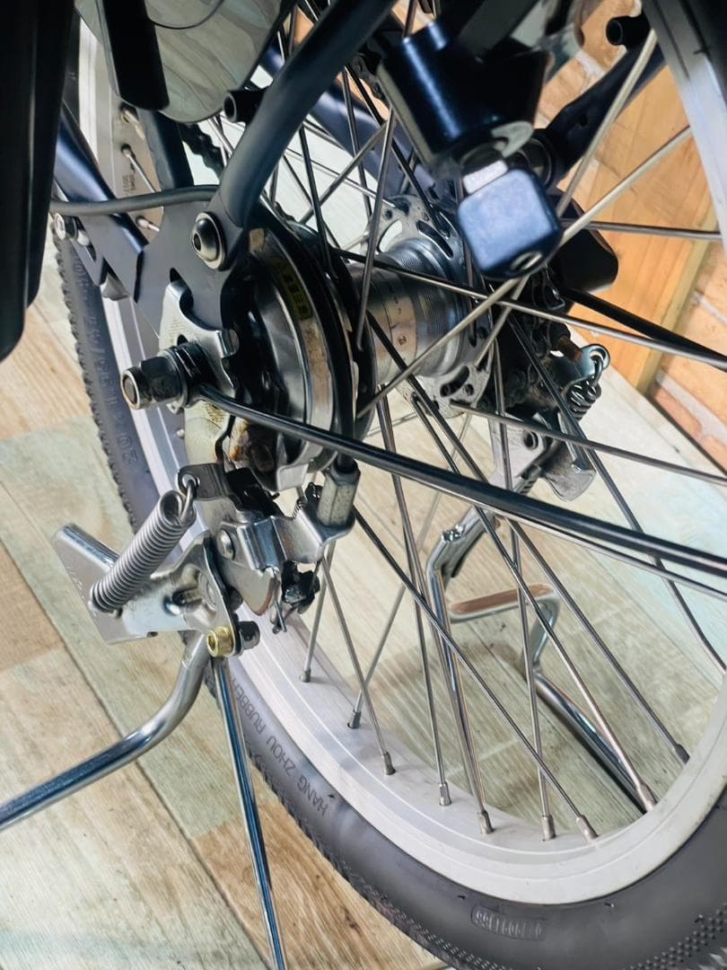 ネイビー 超大容量 パナソニック 子供乗せ電動アシスト自転車 H3327