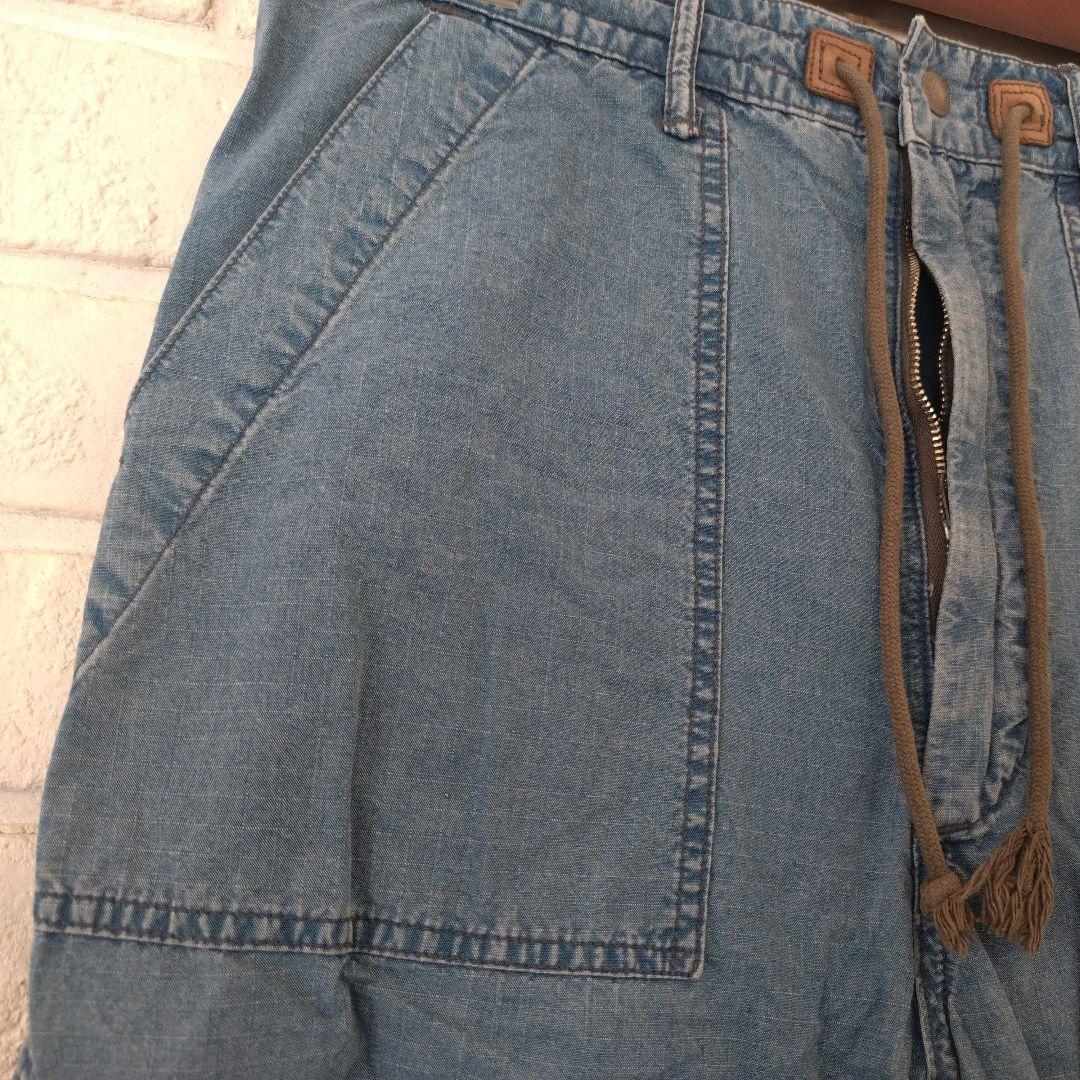 【美品】RRL INDIGO COTTON FLIGHT PANTS