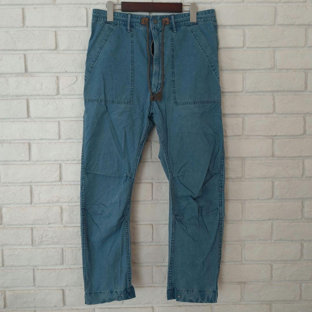 【美品】RRL INDIGO COTTON FLIGHT PANTS