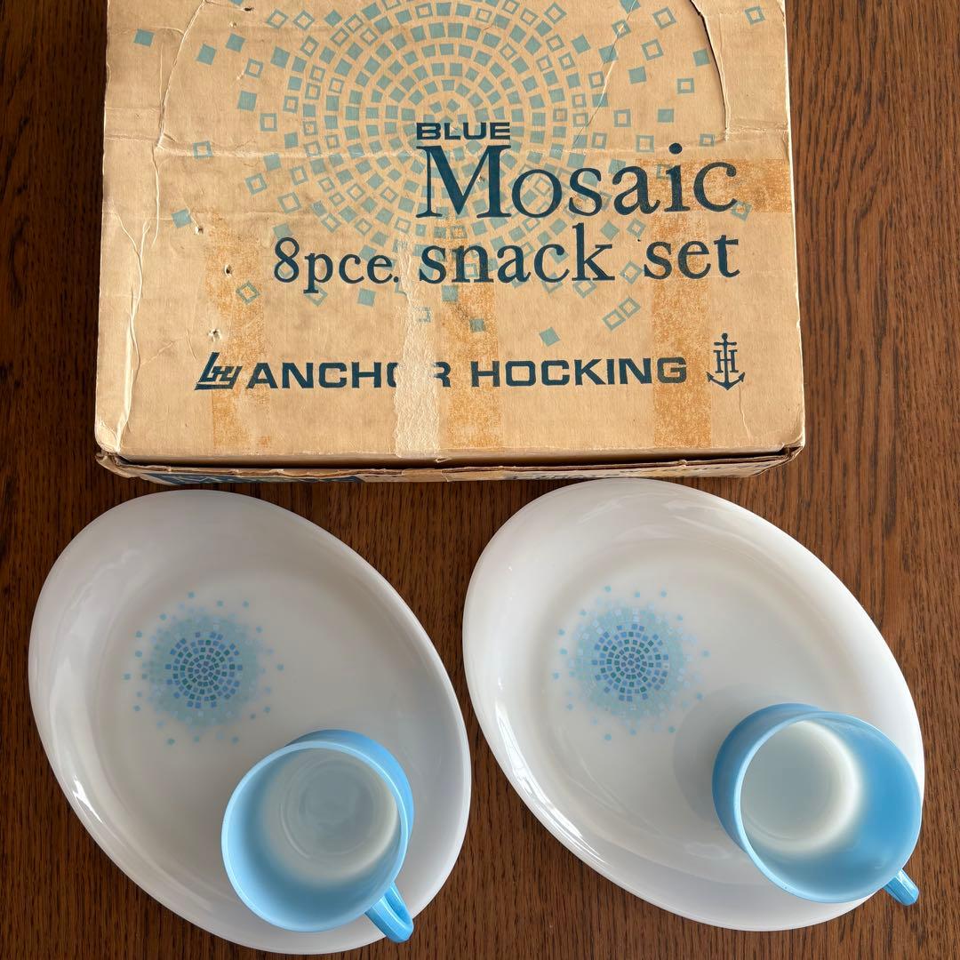 ファイヤーキング ブルーモザイクスナックセット　2セット　箱付き