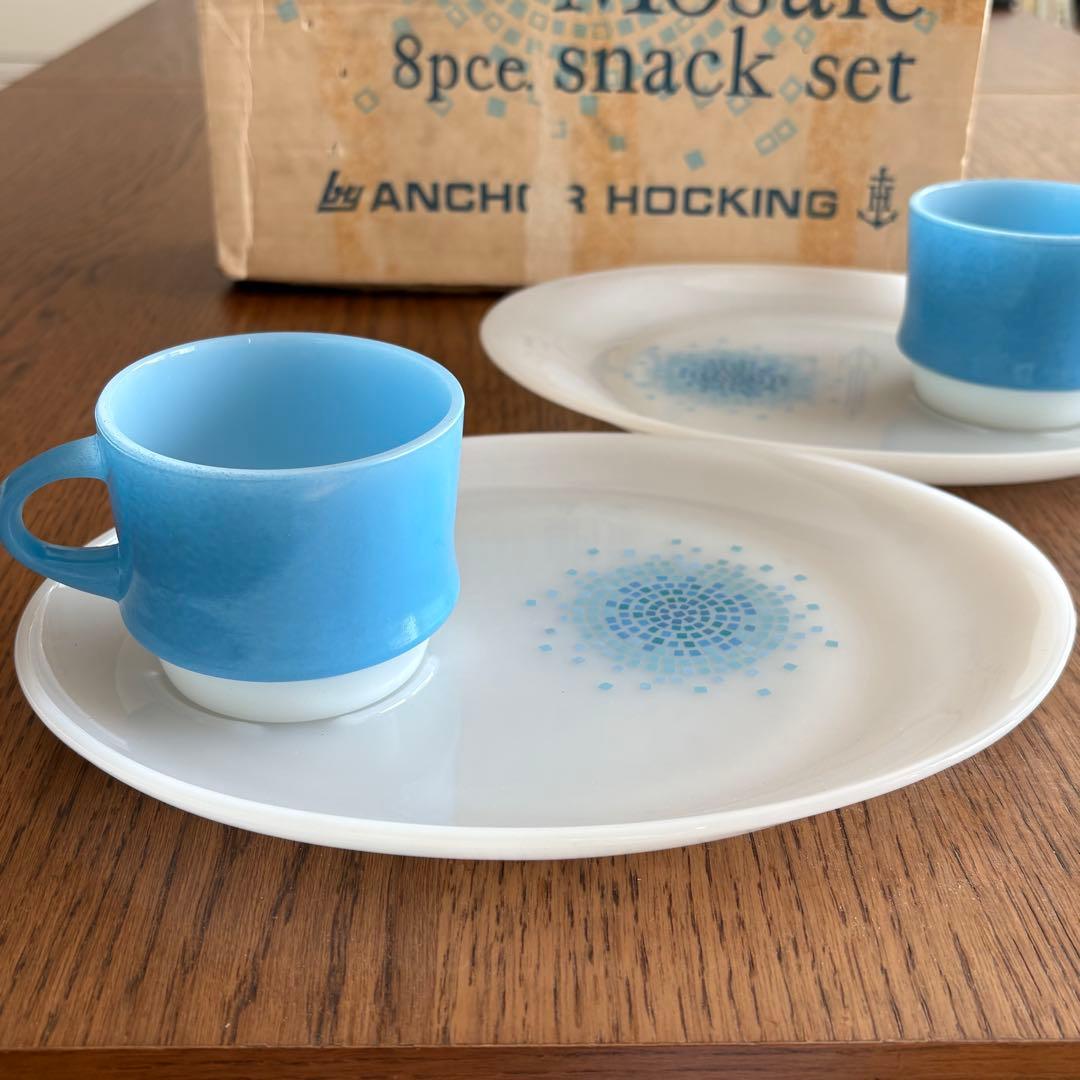 ファイヤーキング ブルーモザイクスナックセット　2セット　箱付き