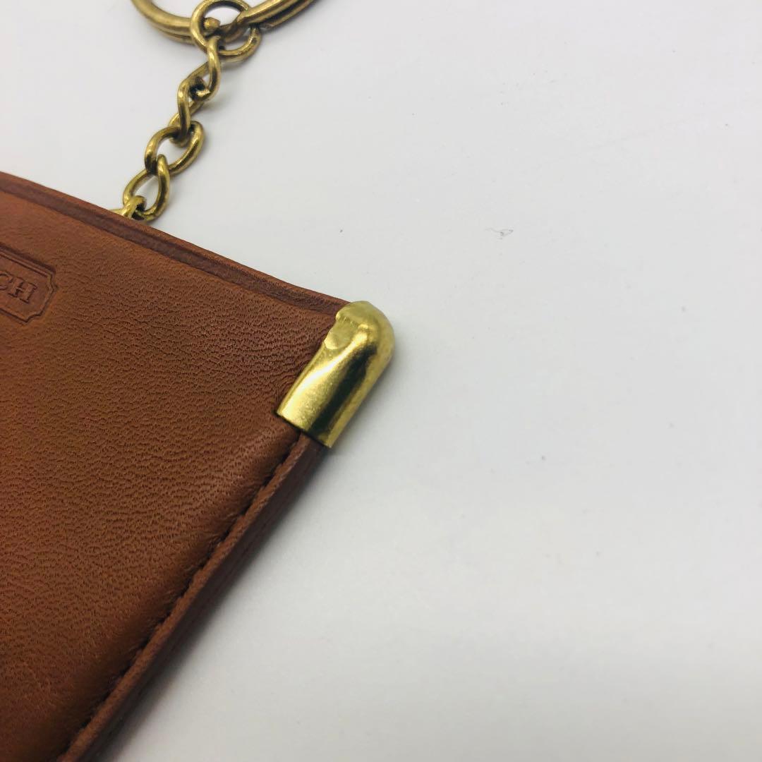 オールドコーチ　スクイーズ　キーケース レザー　ブラウン　美品