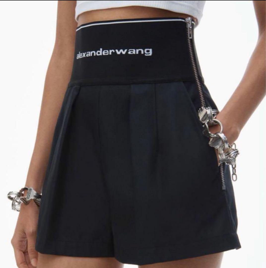 alexander wang サファリコットン ショートパンツ 0サイズ