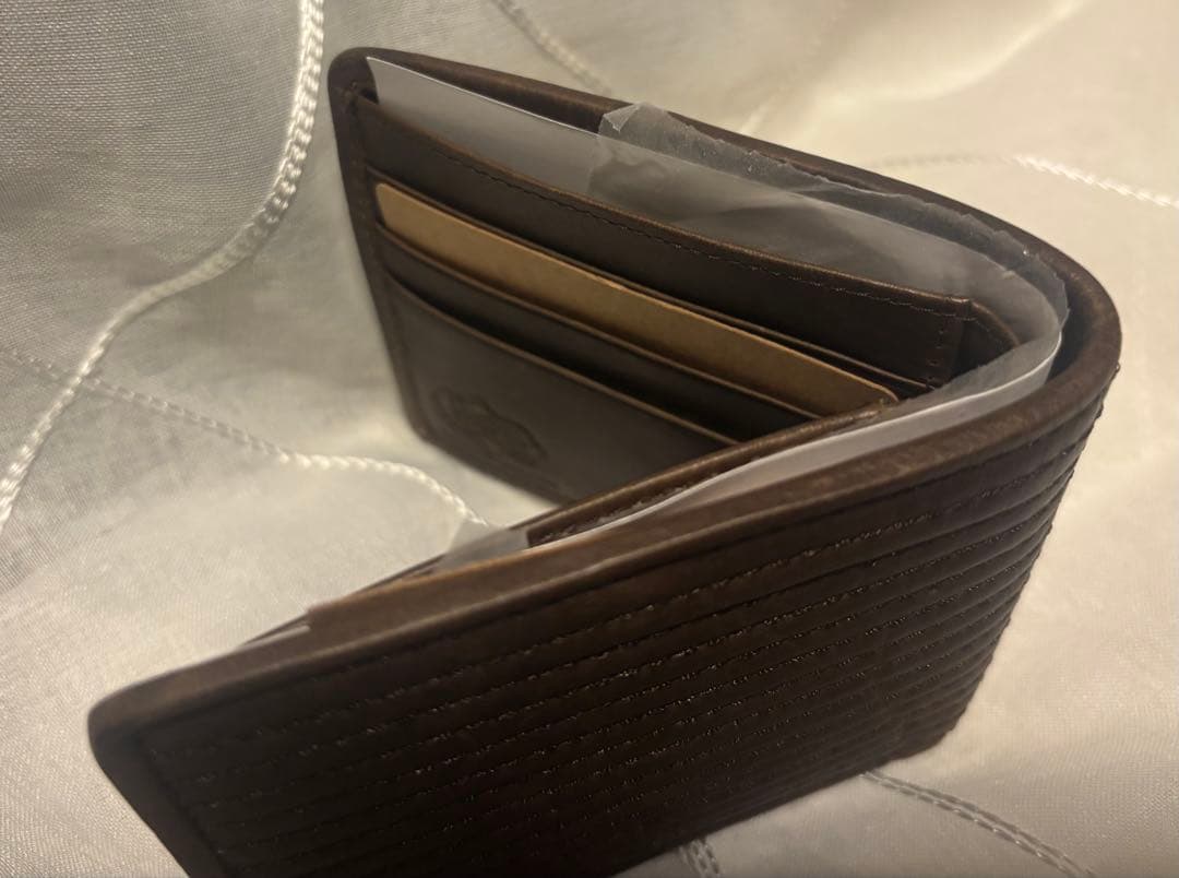 【未使用】DIESEL ディーゼル 本革二つ折り財布