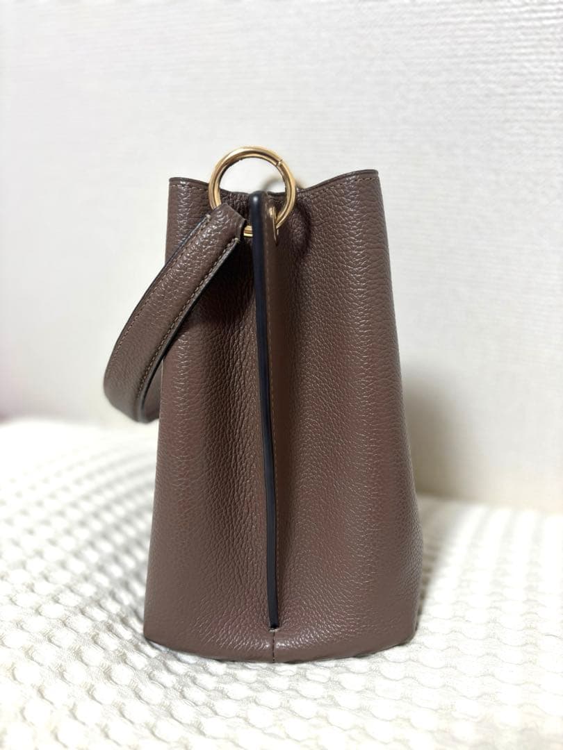 ブラウンレザー　COACHのハンドバック