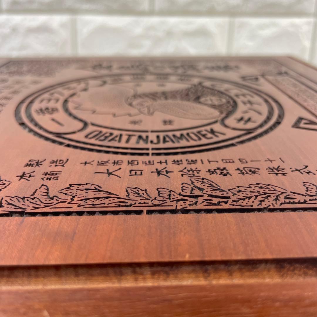 希少・KINCHO.金鳥の渦巻、木箱、藍綬褒章記念品、レトロ