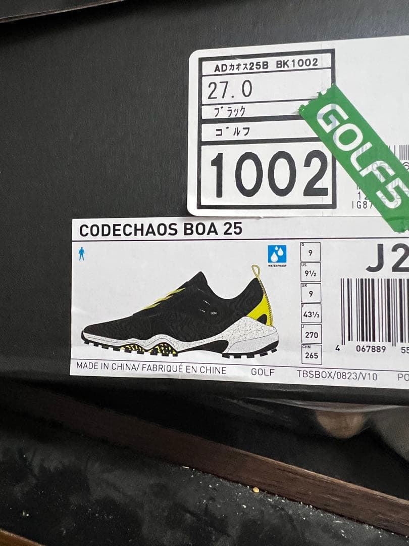 【ゴルフ】コードカオス ボア 25 / CODECHAOS BOA 25