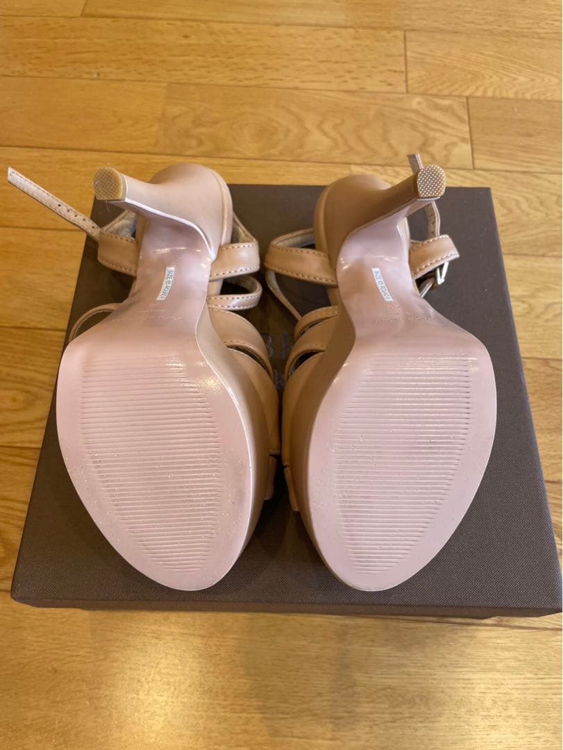 JOJO BRAGAS ベージュ コンテストシューズ　ハイヒール