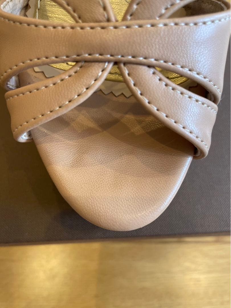 JOJO BRAGAS ベージュ コンテストシューズ　ハイヒール