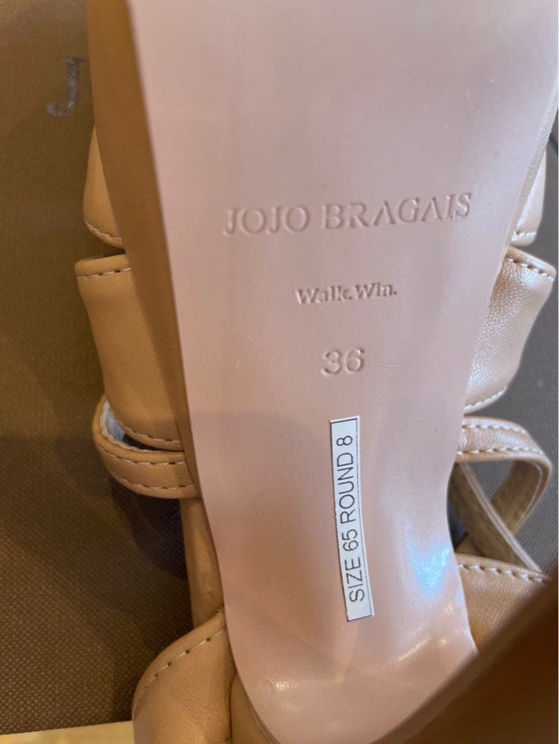 JOJO BRAGAS ベージュ コンテストシューズ　ハイヒール