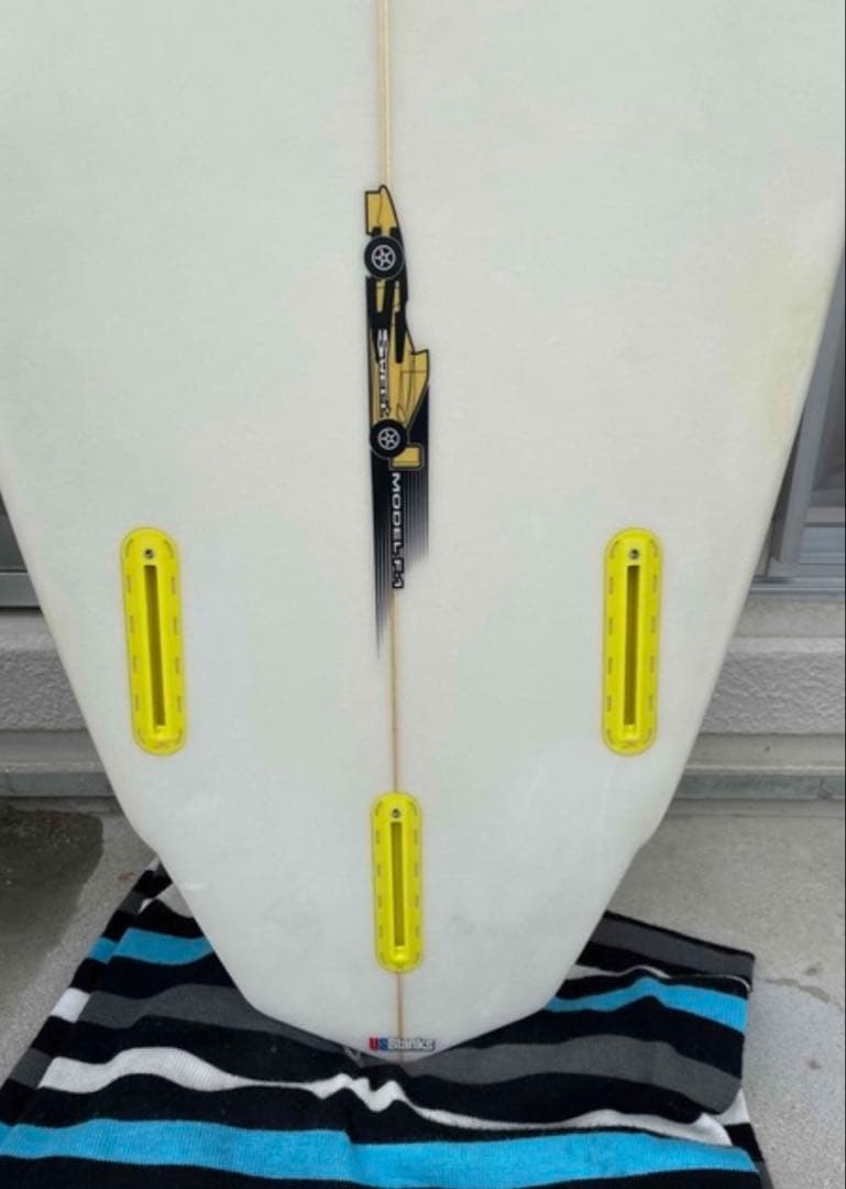 S ショートボード グリーンフィン付き