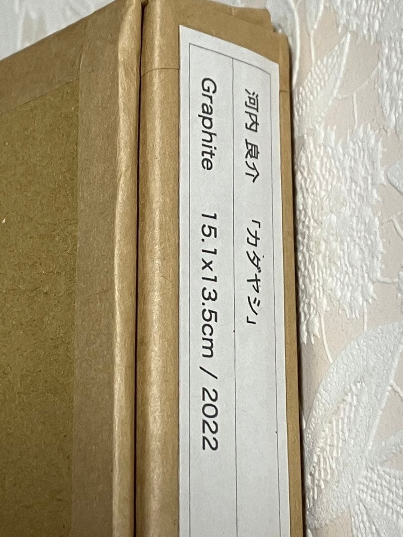 世界に一つの絵画　河内良介「カダヤシ」鉛筆画(2022年)