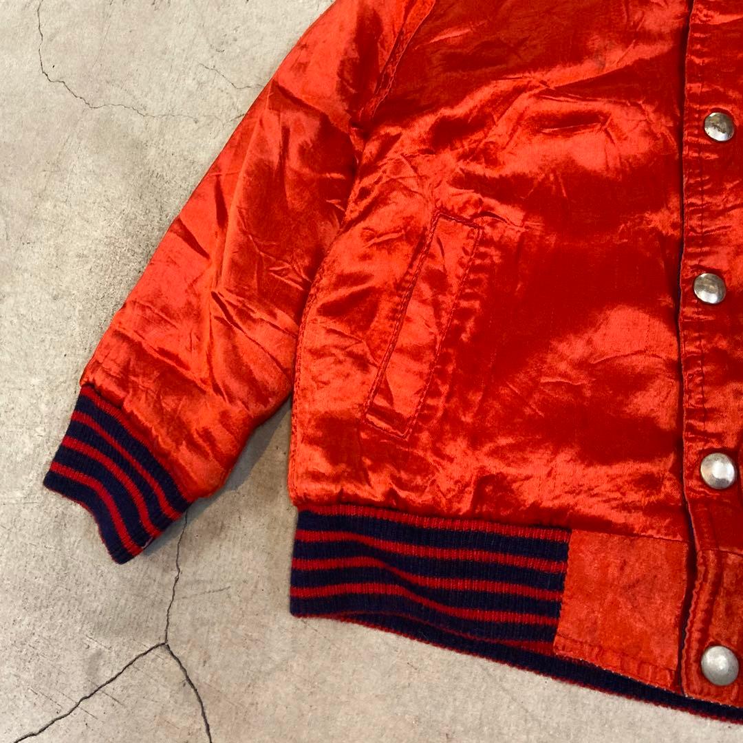 70's ビンテージ キッズ adidas ブルゾン リバーシブル 虎 刺繍