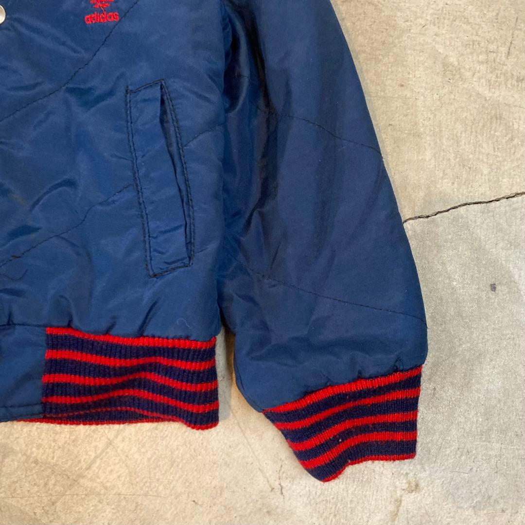 70's ビンテージ キッズ adidas ブルゾン リバーシブル 虎 刺繍