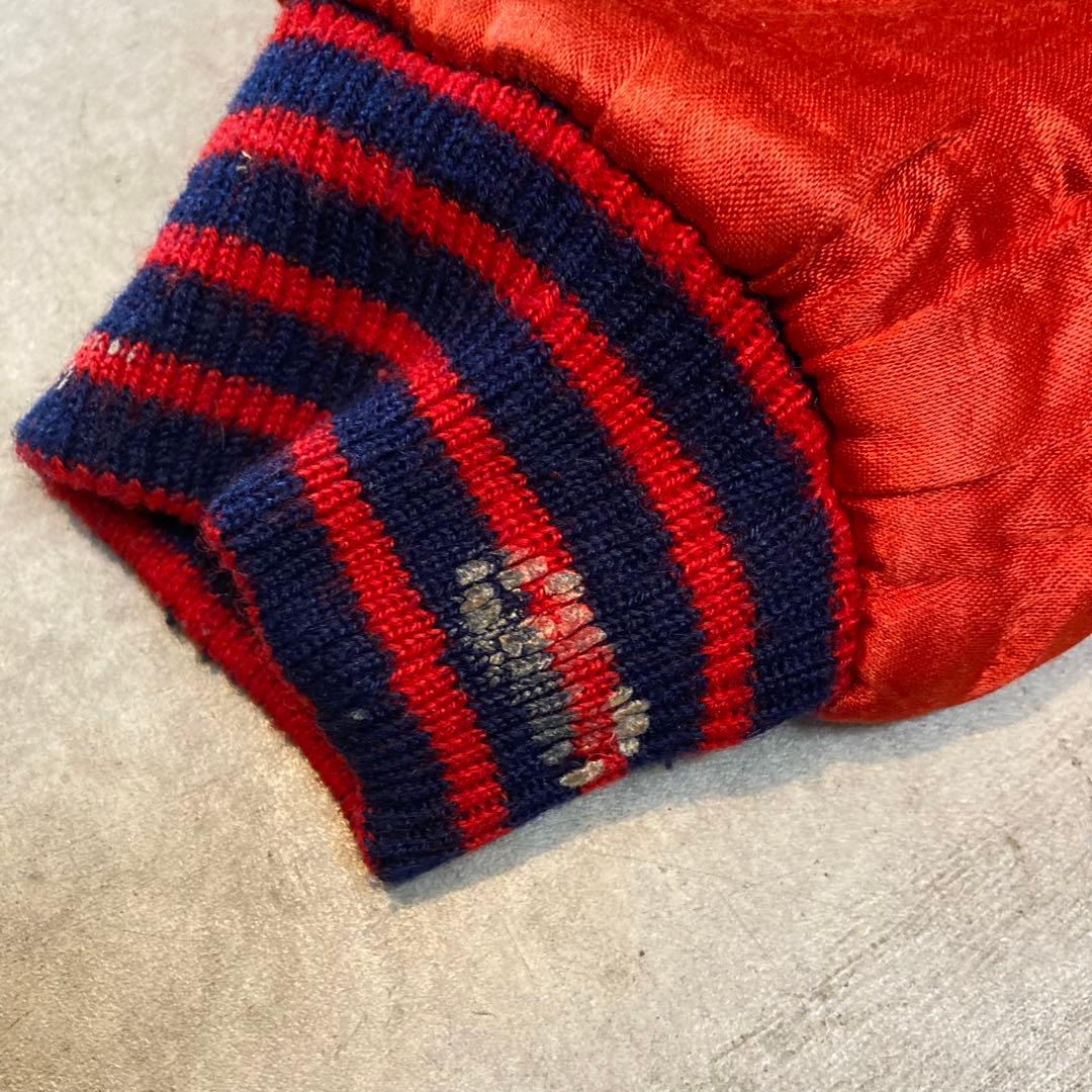 70's ビンテージ キッズ adidas ブルゾン リバーシブル 虎 刺繍