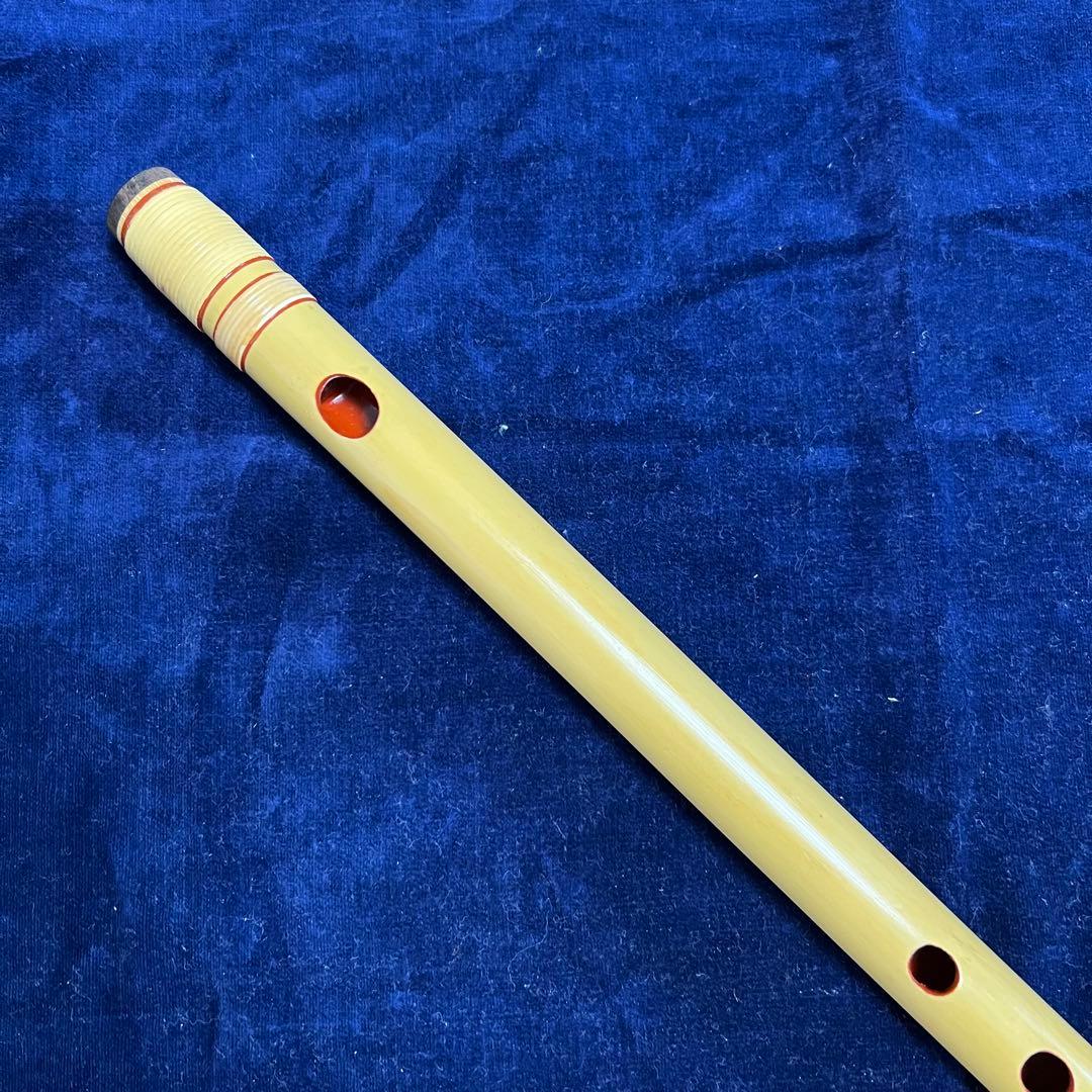 篠笛 喜月 5本調子 唄用（ドレミ調）専用笛袋付