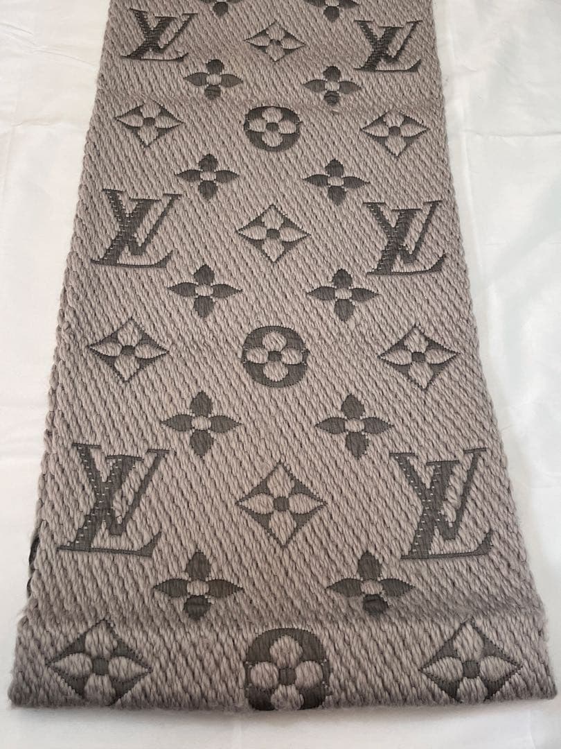 LOUIS VUITTON ルイヴィトン エシャルプロゴマニア ストール グレー