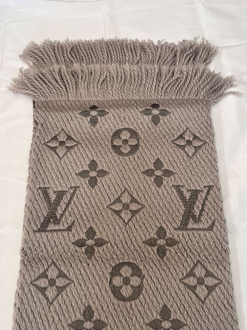 LOUIS VUITTON ルイヴィトン エシャルプロゴマニア ストール グレー
