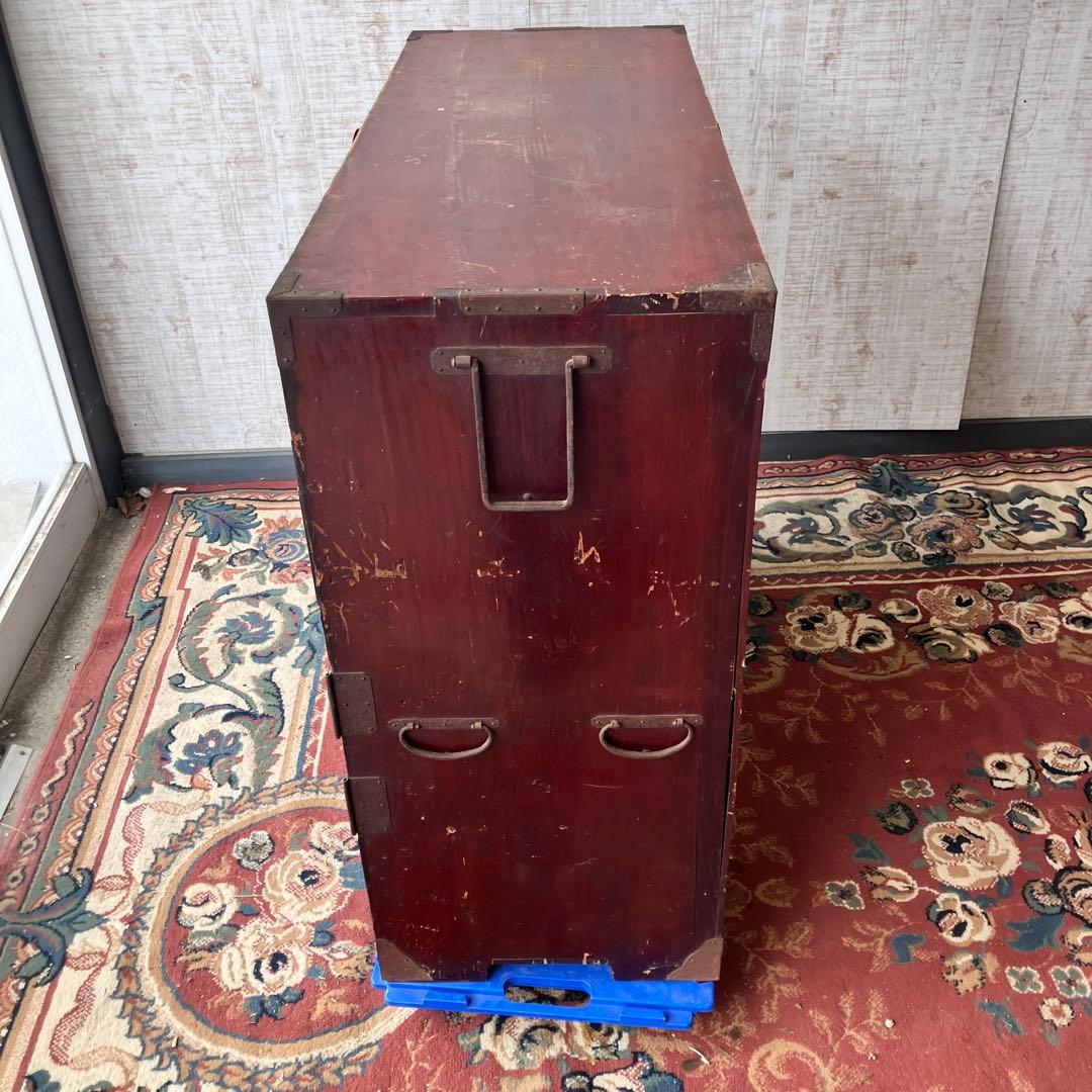 昭和レトロ 古家具 仙台箪笥 4段9杯 引き出し箪笥 和箪笥 アンティーク