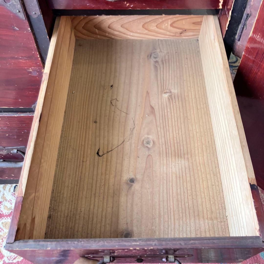 昭和レトロ 古家具 仙台箪笥 4段9杯 引き出し箪笥 和箪笥 アンティーク