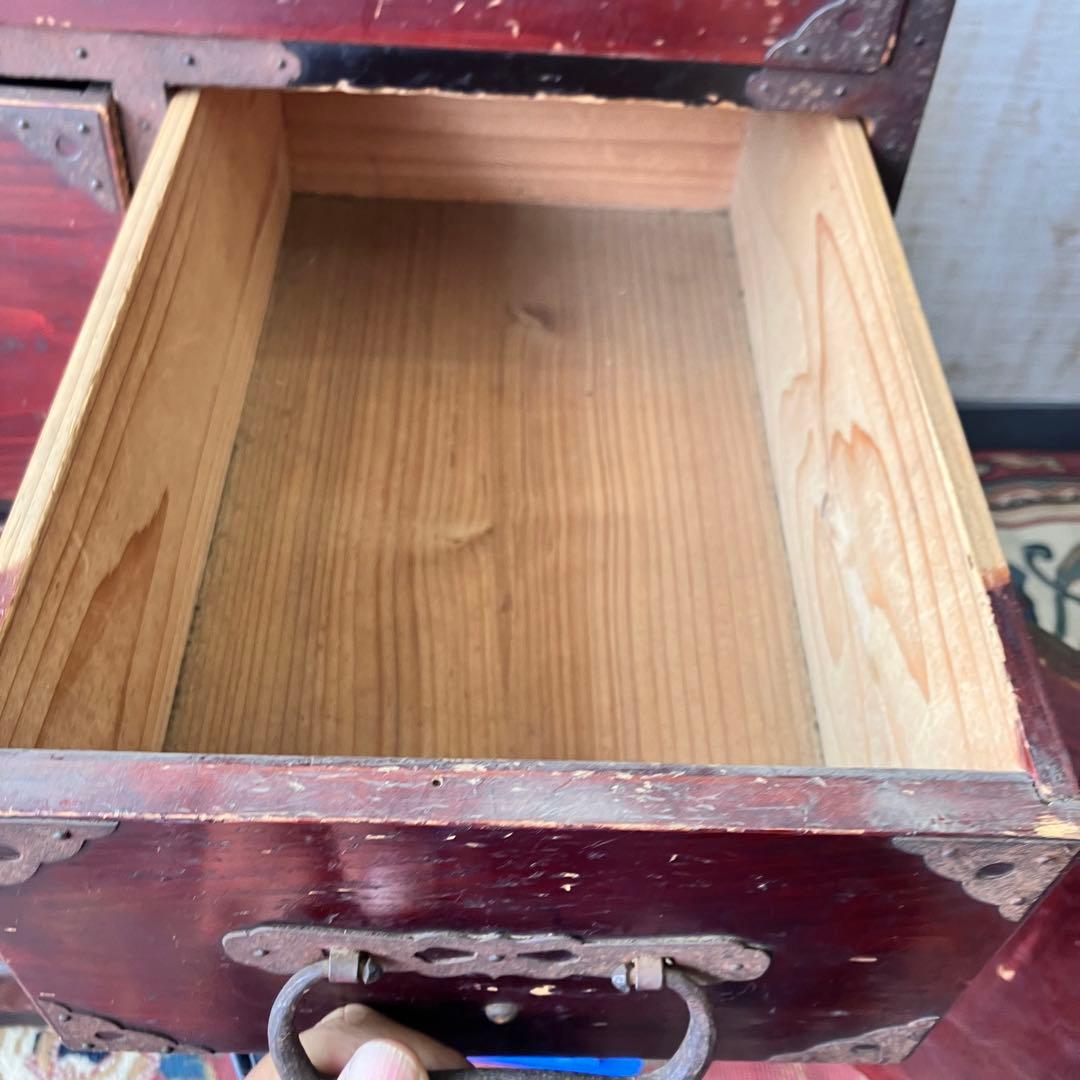 昭和レトロ 古家具 仙台箪笥 4段9杯 引き出し箪笥 和箪笥 アンティーク