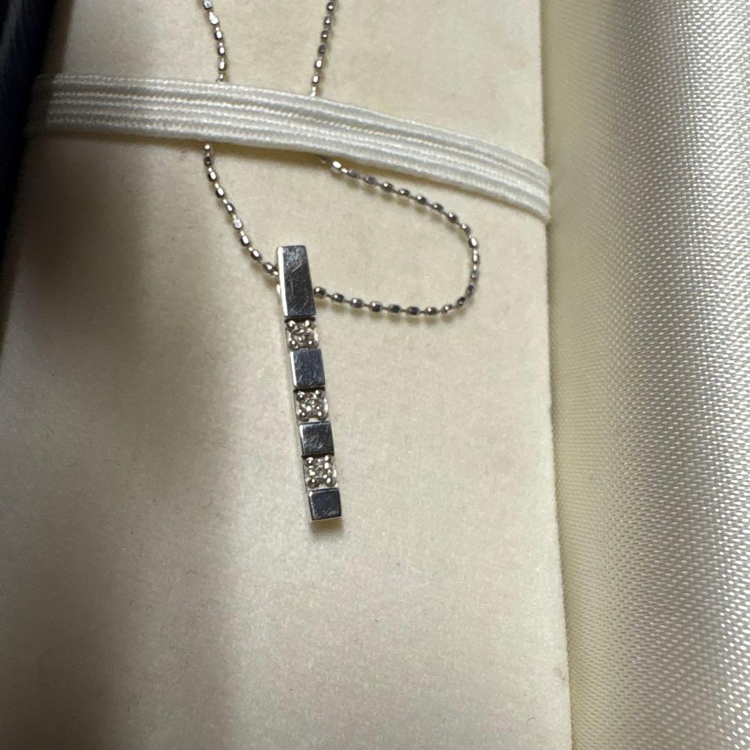 K18ＷＧ　ダイヤモンド　ペンダント