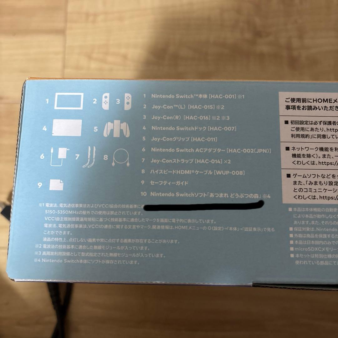 Nintendo Switch あつまれ どうぶつの森セット　専用ケース付き