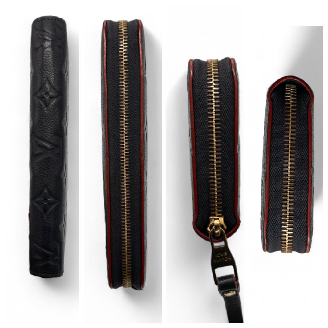 【使用感極小】ルイヴィトン アンプラント ジッピーウォレット マリーヌルージュ