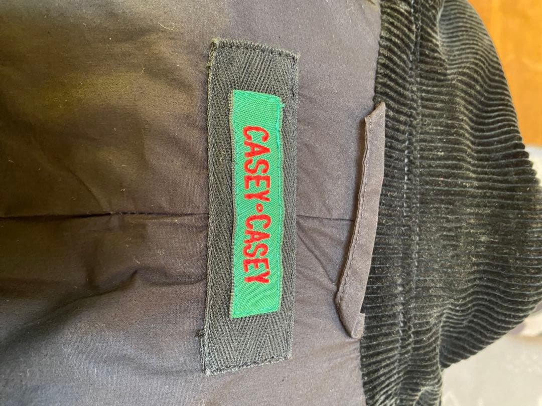 CASEY CASEY コットンコーデュロイジャケット 黒　Mサイズ