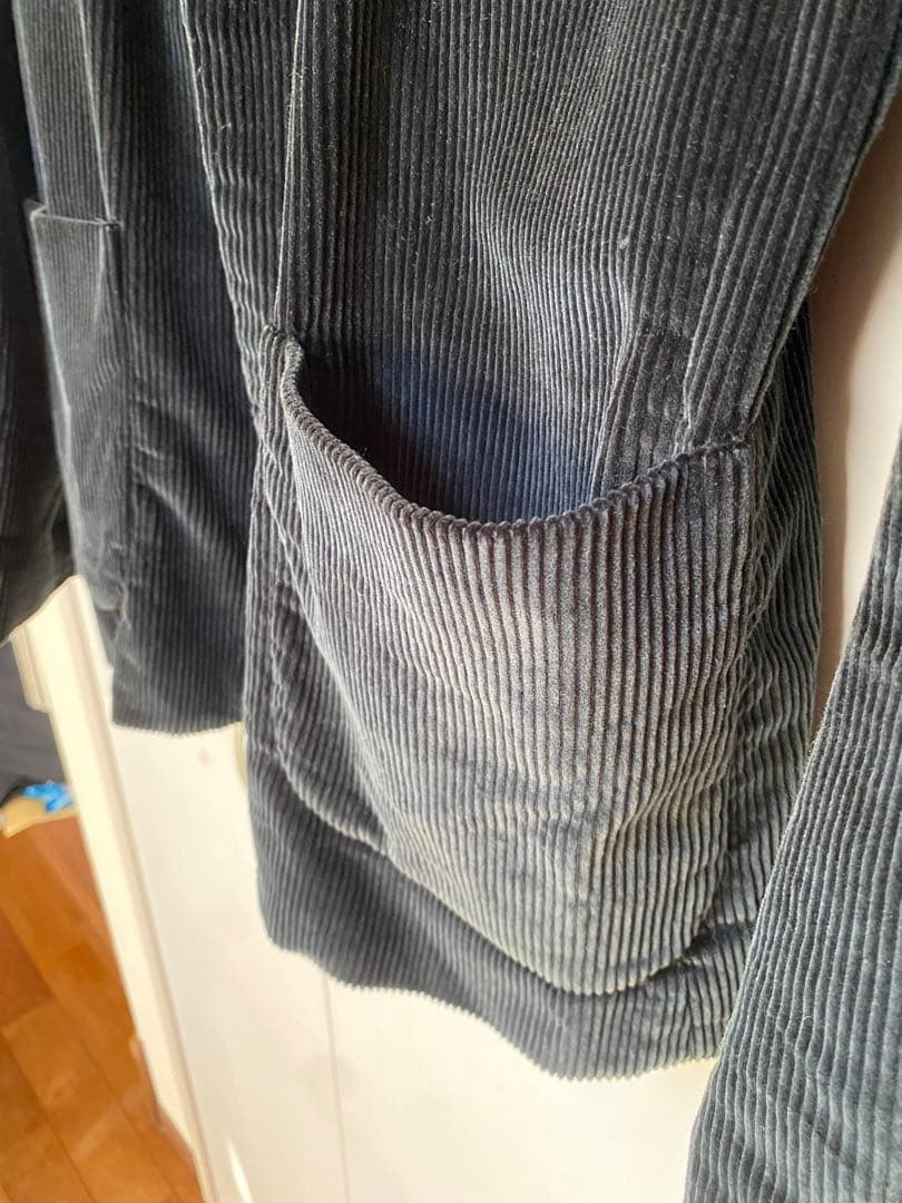 CASEY CASEY コットンコーデュロイジャケット 黒　Mサイズ