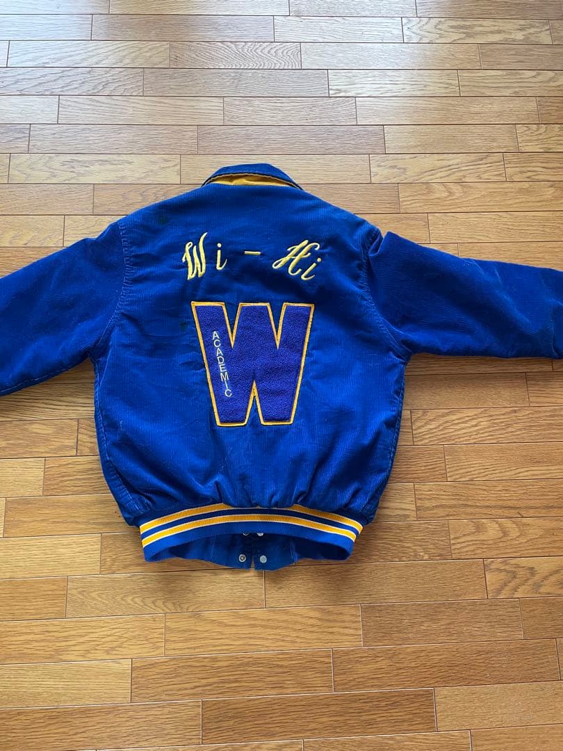 【RENNOC】コーデュロイ スタジャン ジャケット USA 製　S 古着