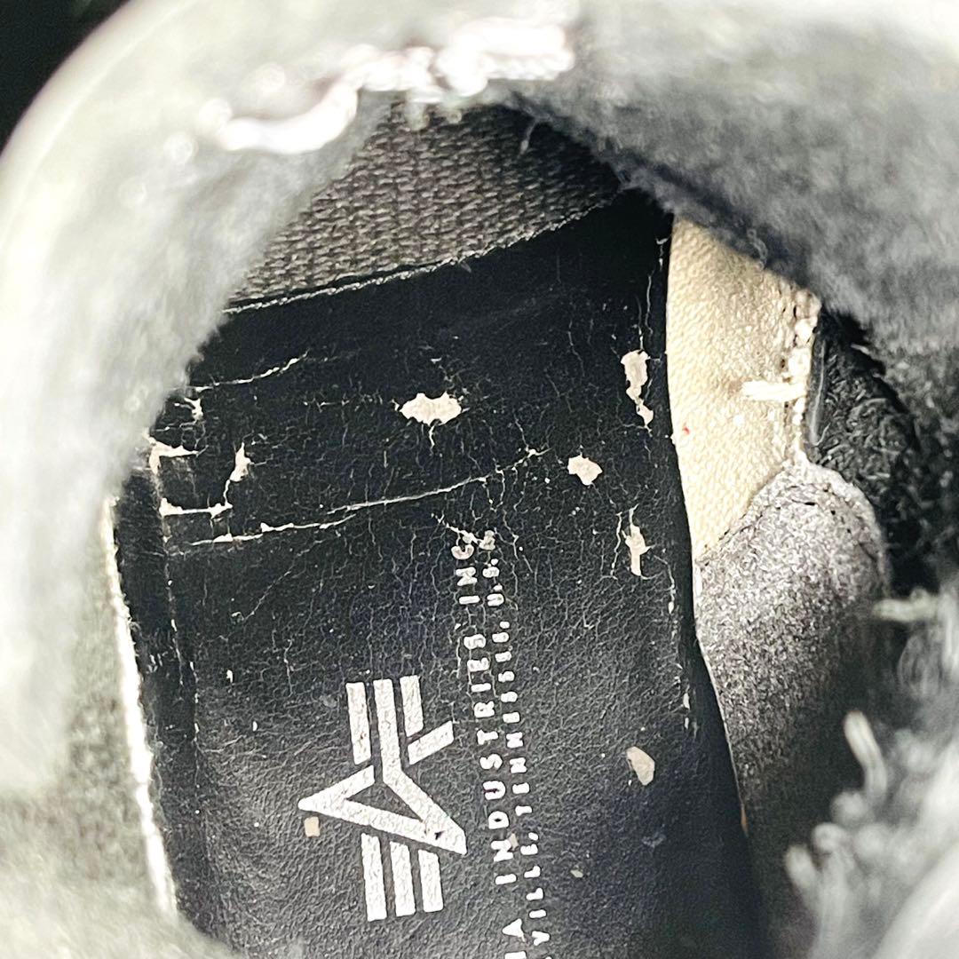 【美品✨】ALPHA INDUSTRIES アルファ バイカーブーツ 27cm