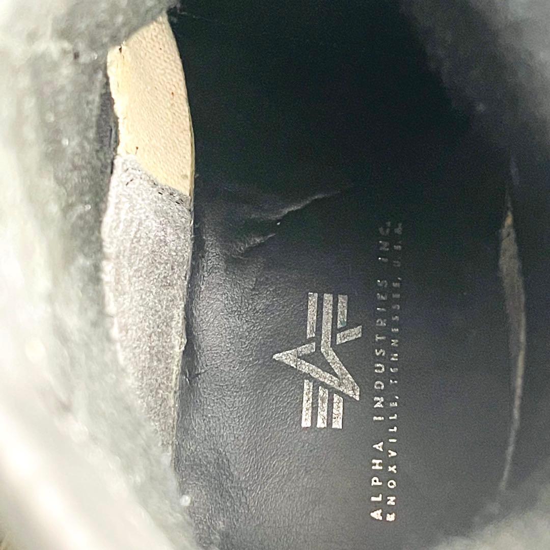 【美品✨】ALPHA INDUSTRIES アルファ バイカーブーツ 27cm