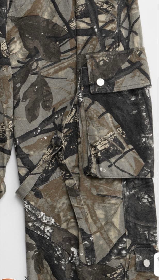 プランクプロジェクト Camo Barrel Leg Cargo Pants