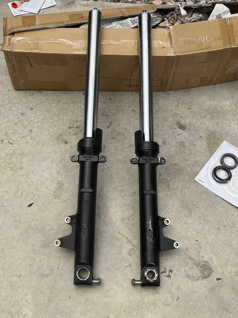 cb400sf nc39スペック3 純正フロントフォーク