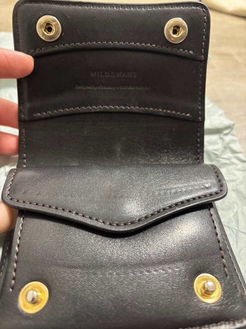 ゴリさん専用‼️WILDSWANS ブラック 二つ折り財布