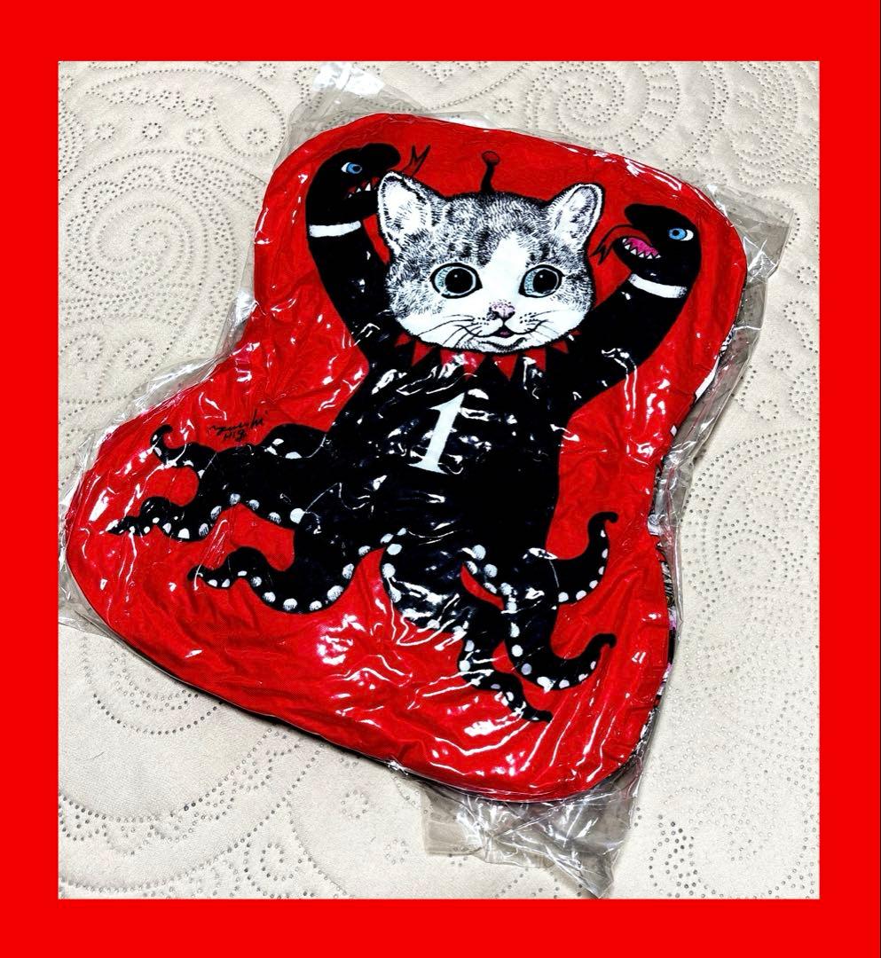 ヒグチユウコ　ギュスターヴくん　クッション　真空　新品　未開封　ボリス雑貨店