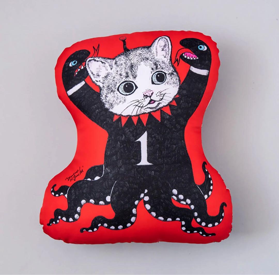 ヒグチユウコ　ギュスターヴくん　クッション　真空　新品　未開封　ボリス雑貨店