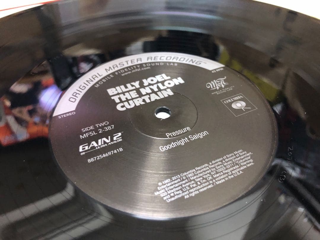 洋楽 MFSL BILLY JOEL Nylon Curtain 45rpm 2LP