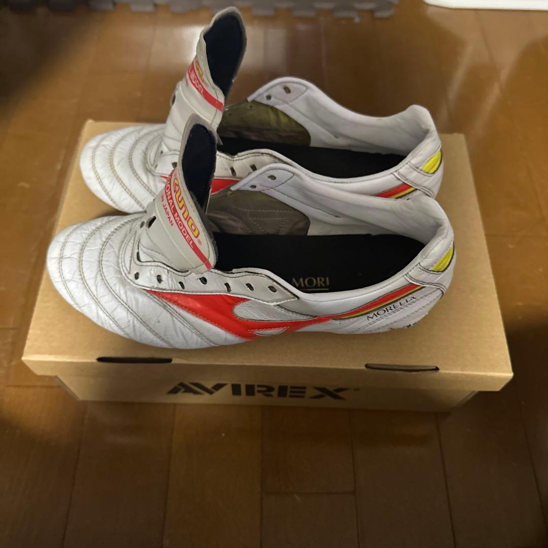 モレリア 2 JAPAN 25.5cm ホワイト　レッド　限定　MIZUNO